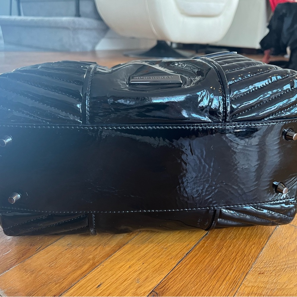 Burberry Black Patent Leather Handbag - Picture 2 of 5